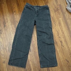 Women’s Black Old Navy Extra High Rise Wide Leg Jean